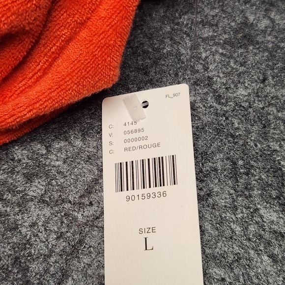 Anthropolgie Terry Cloth Sleevless Tight Cuff Shorts Romper Orange Large NEW - Picture 5 of 11